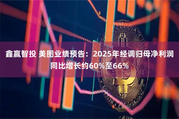 鑫赢智投 美图业绩预告：2025年经调归母净利润同比增长约60%至66%